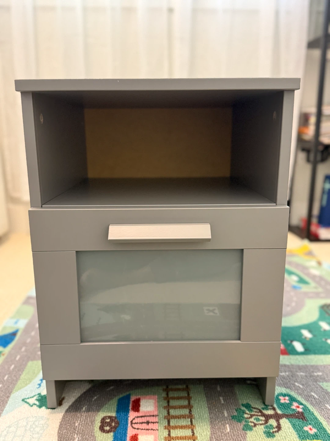 IKEA BRIMNES Bedside Table Grey - Urgent Sale!!