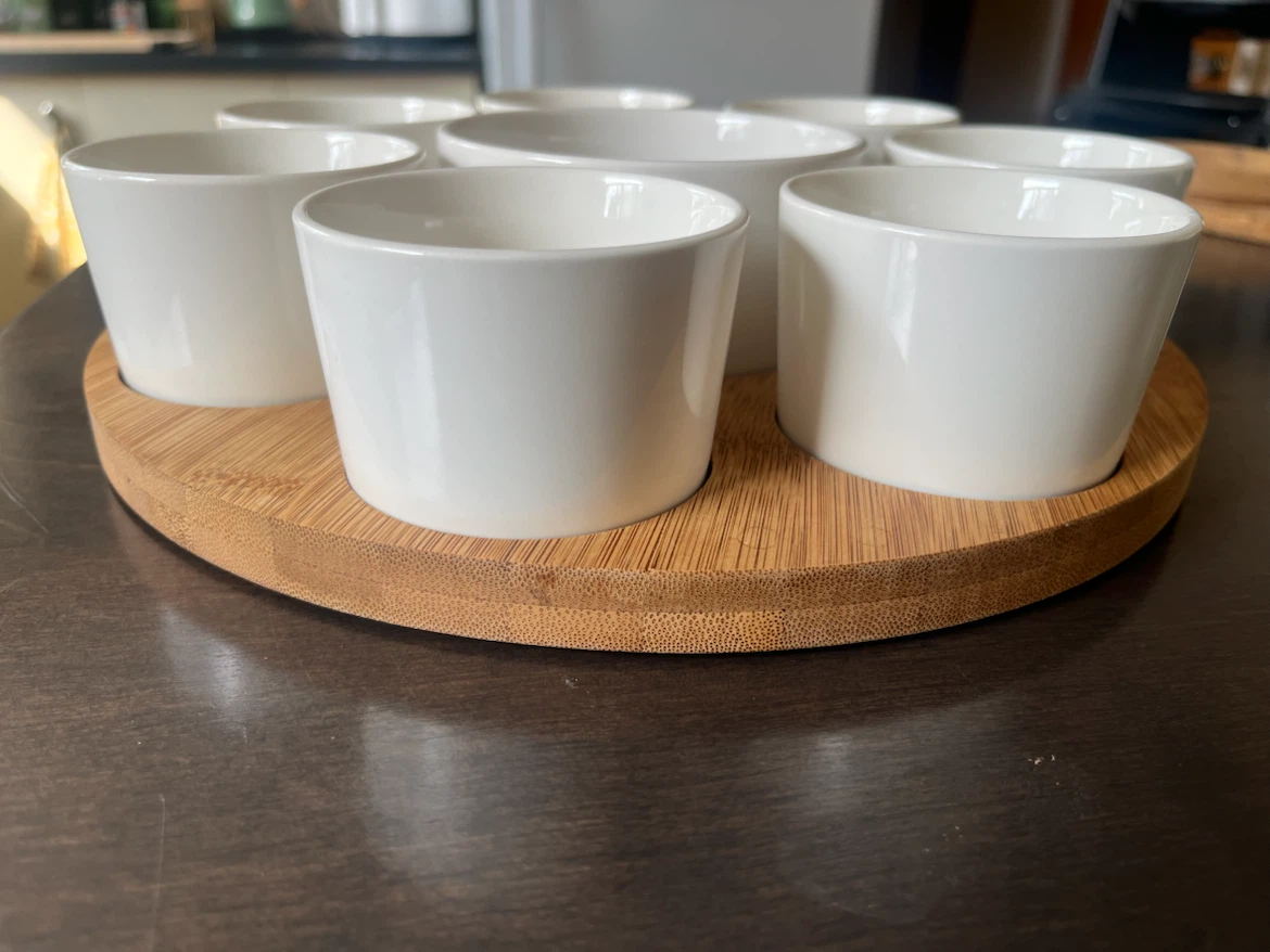 Serving Tray with 7 Ramekins - photo 2