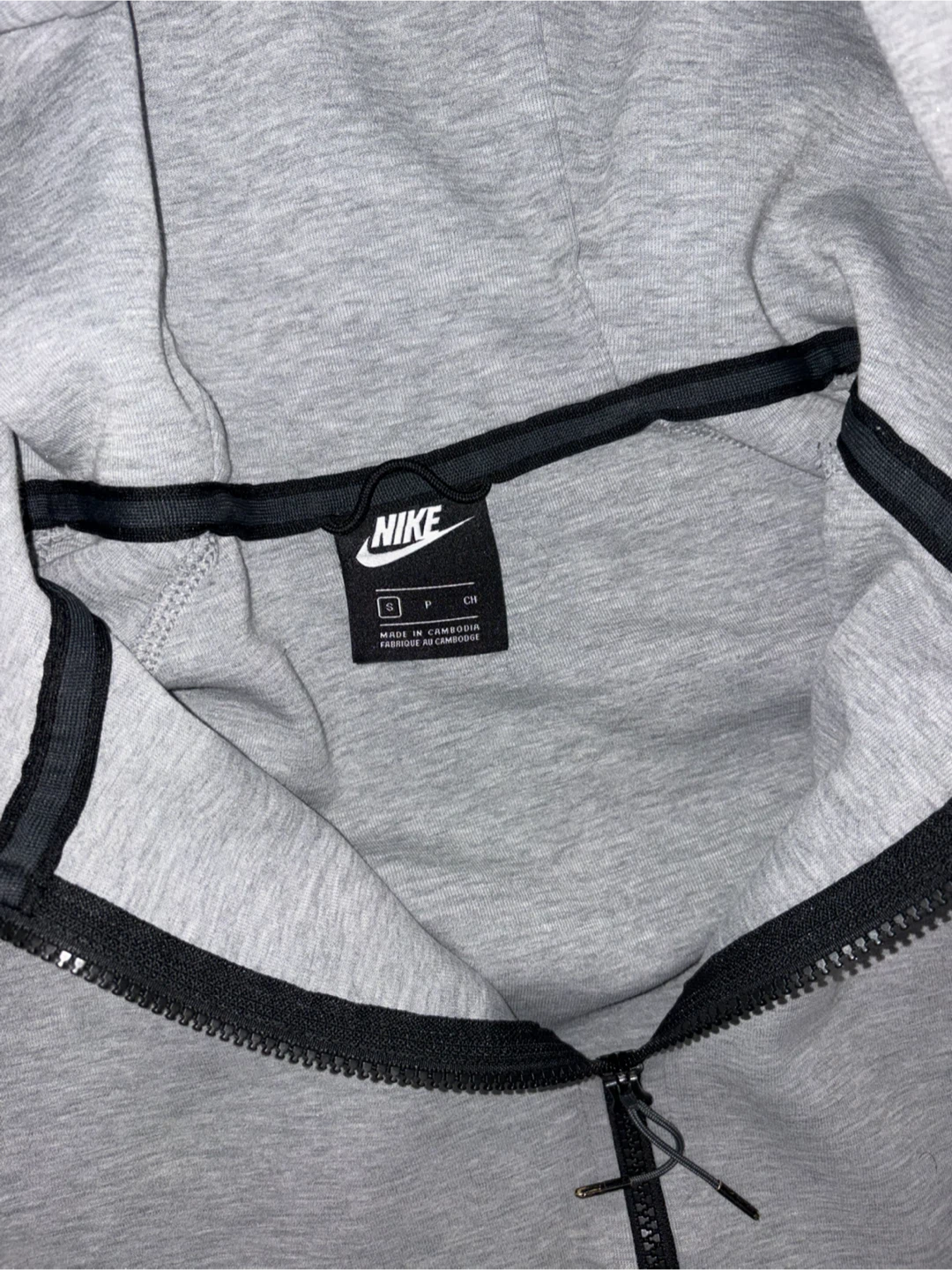 Nike Tech Fleece Full-Zip Hoodie Grey - photo 3
