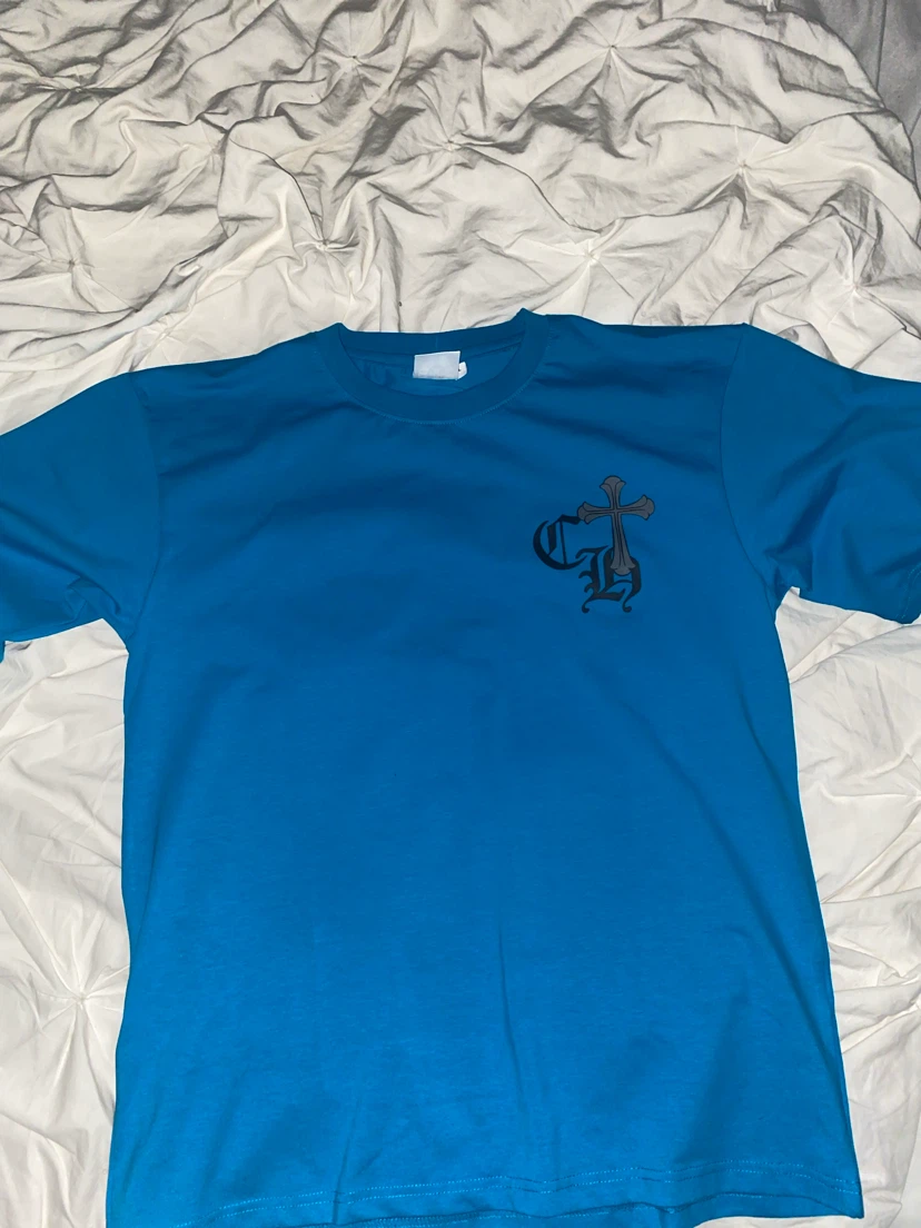 Chrome Hearts Blue T-Shirt
