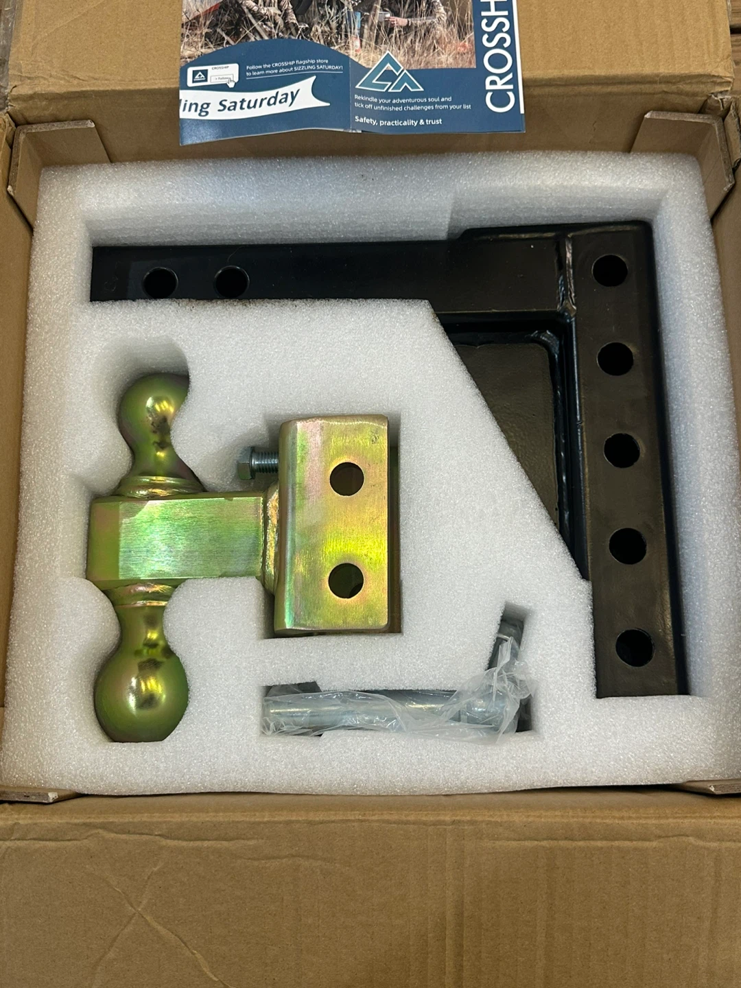 Trailer Hitch 2" Receiver 6 inch drop/rise Adjustable