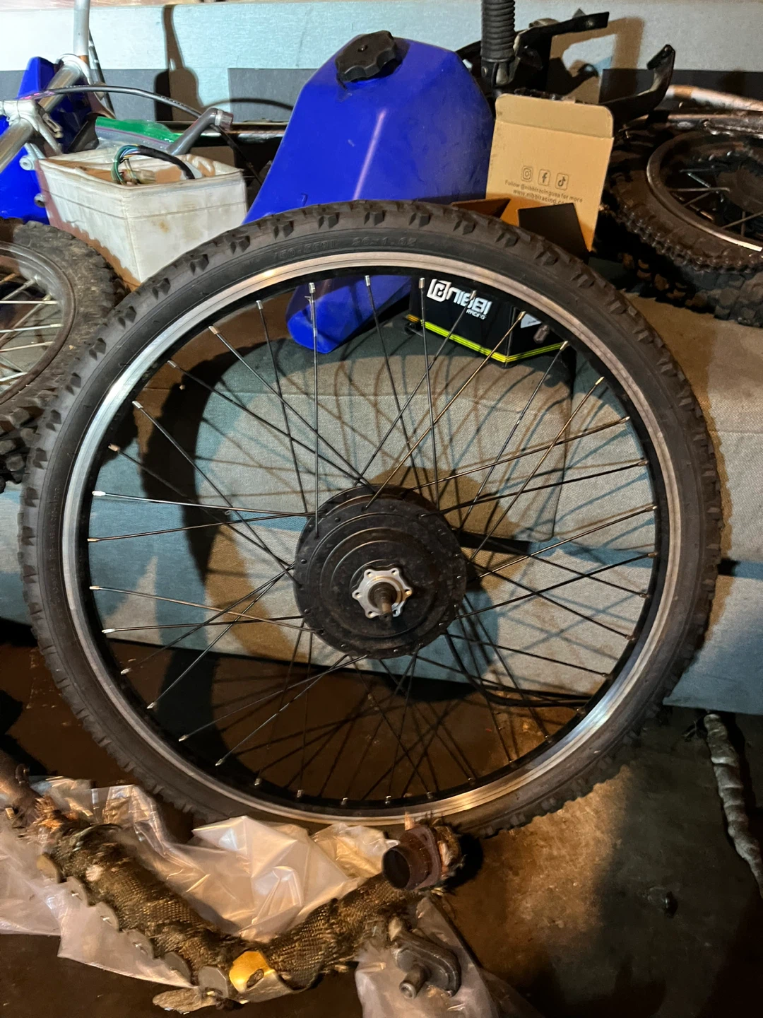 Bicycle Wheel with Hub Motor 26 inch