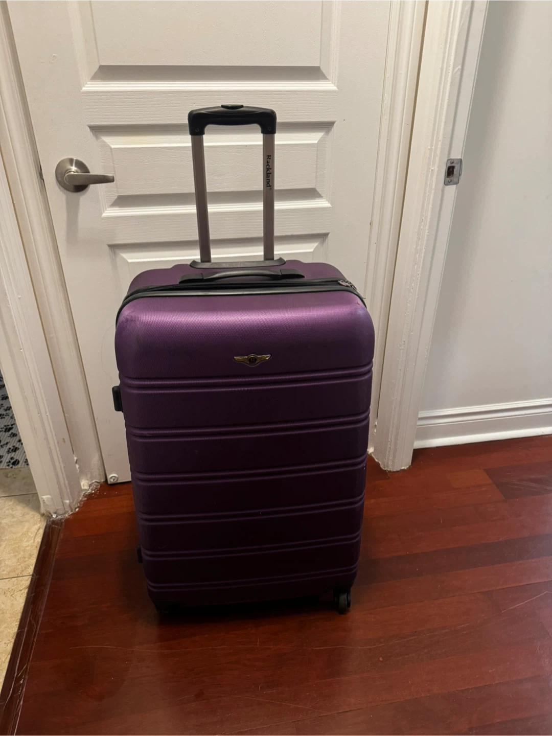 Rockland Purple Hard-Shell Luggage
