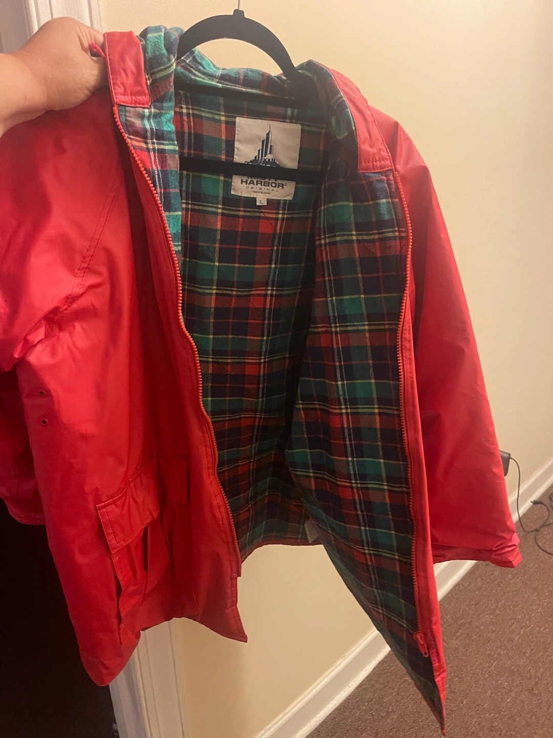 Misty Harbor Red Rain Jacket