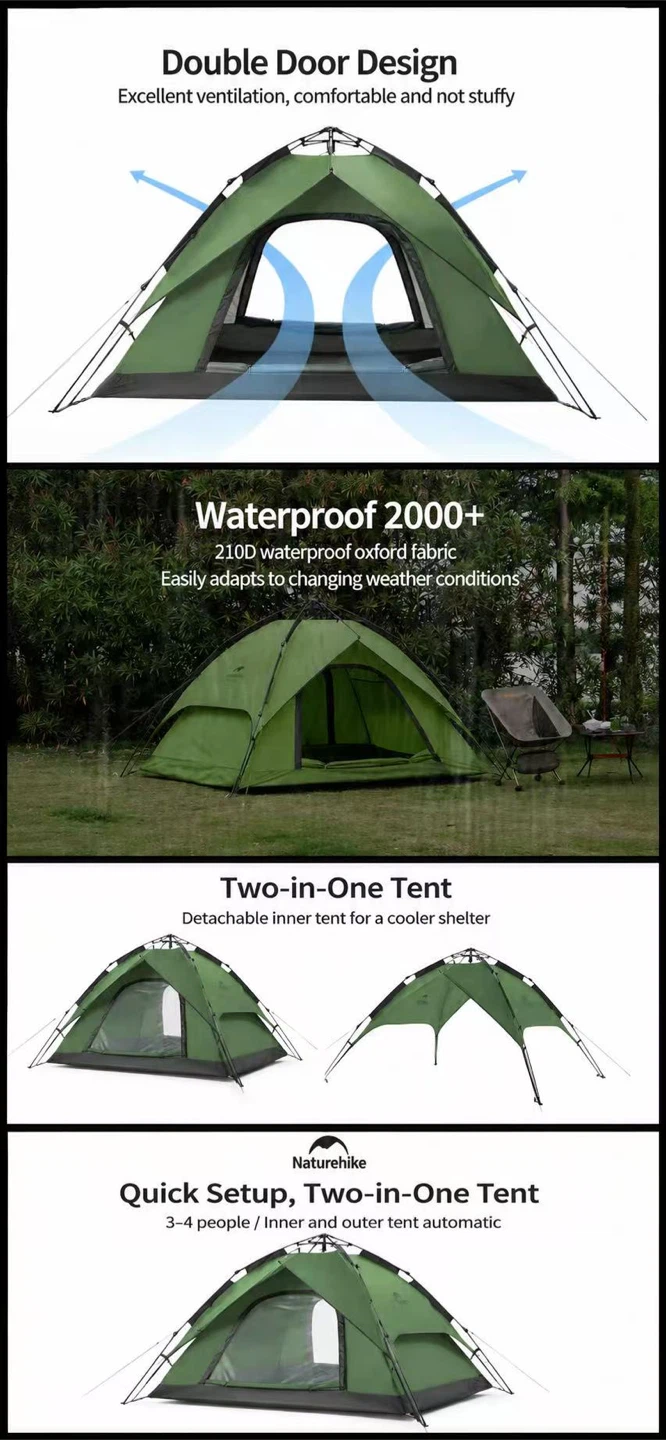 Naturehike Quick Setup Two-in-One Tent - photo 2