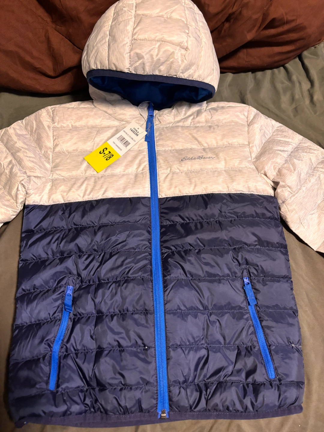 Eddie Bauer Youth Reversible Hooded Down Jacket - photo 3