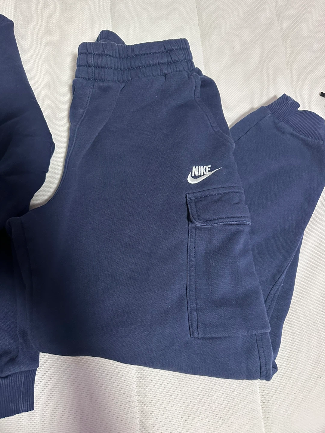 Nike Navy Blue Hoodie and Cargo Pants Set