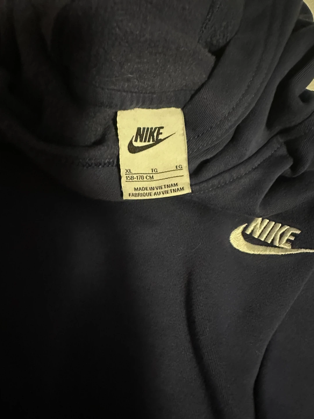Nike Navy Blue Hoodie and Cargo Pants Set - photo 4