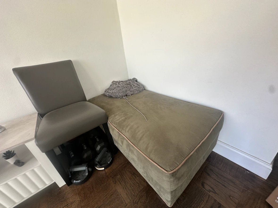 Large U-Shaped Sectional with pullout mattress - photo 2