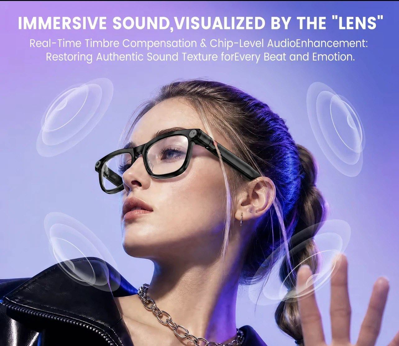 Smart Glasses Black