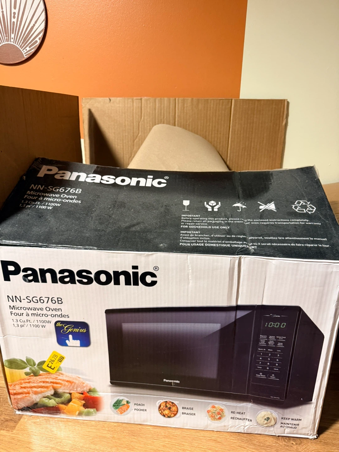 Panasonic NN-SG676B Microwave Oven 1.3 cu. ft. 1100W - photo 2