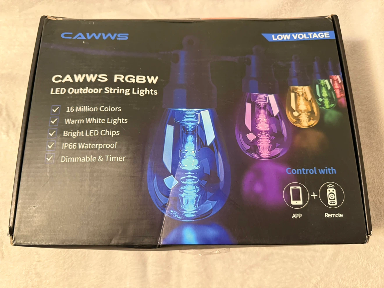 CAWWS RGBW LED Outdoor String Lights - photo 2