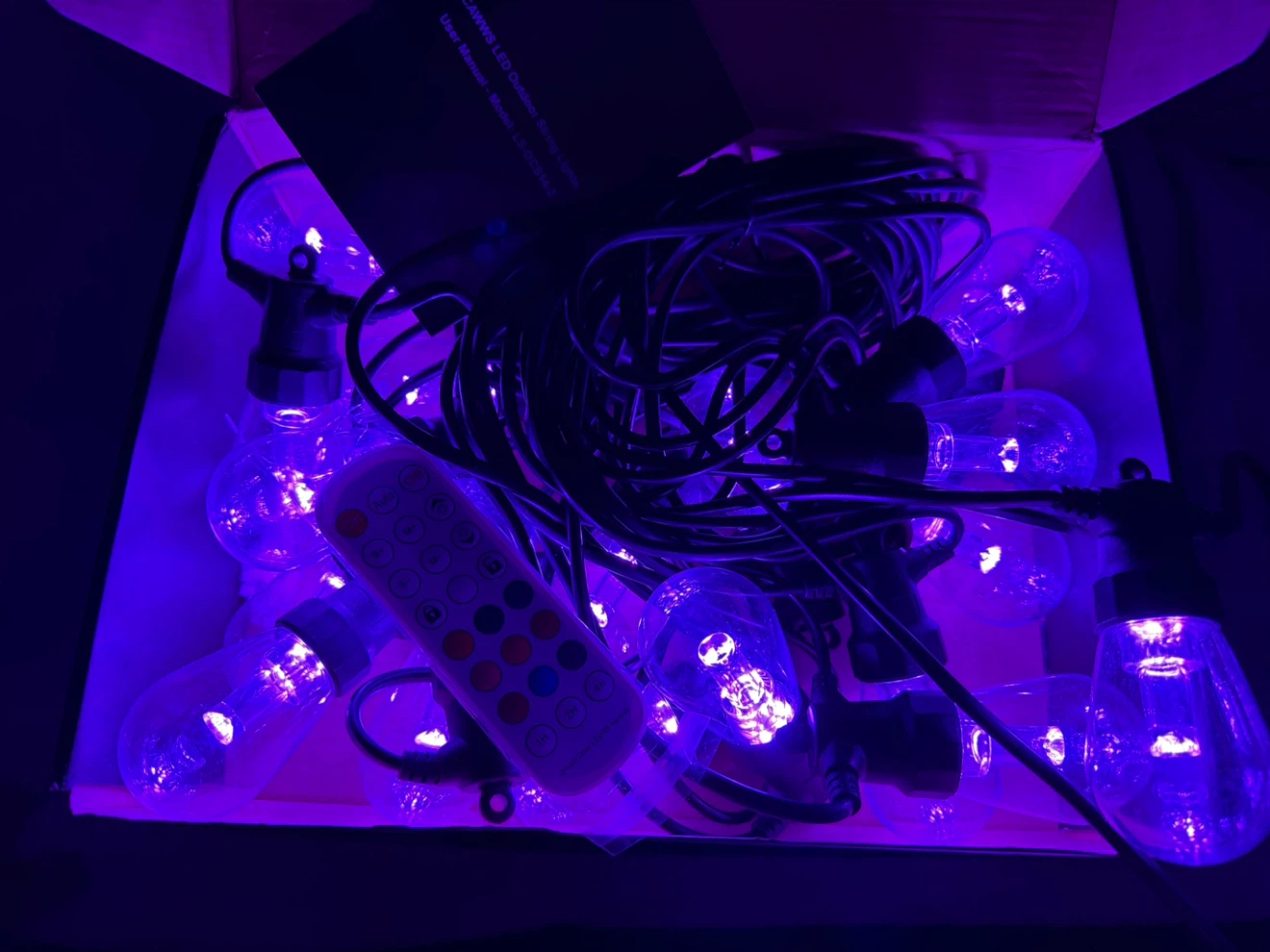 CAWWS RGBW LED Outdoor String Lights - photo 4