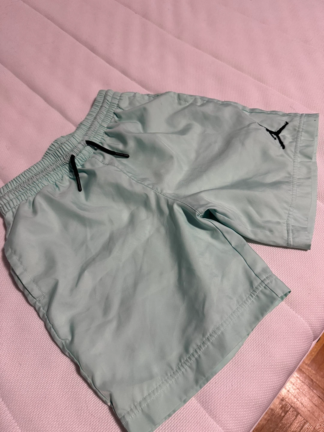 Jordan Light Blue Athletic Shorts - Kids Size S