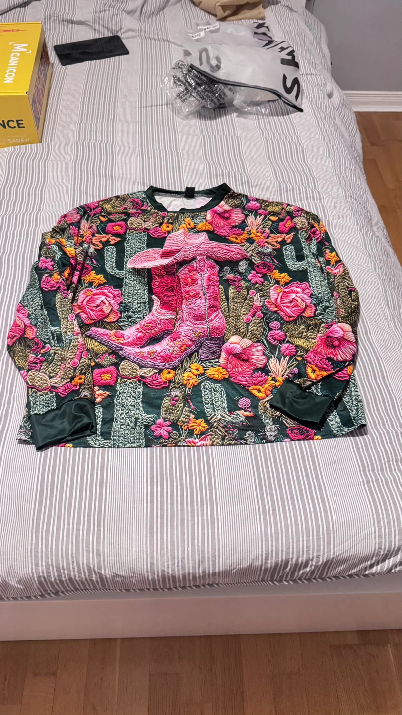 New-  Graphic Long Sleeve T-Shirt - photo 2