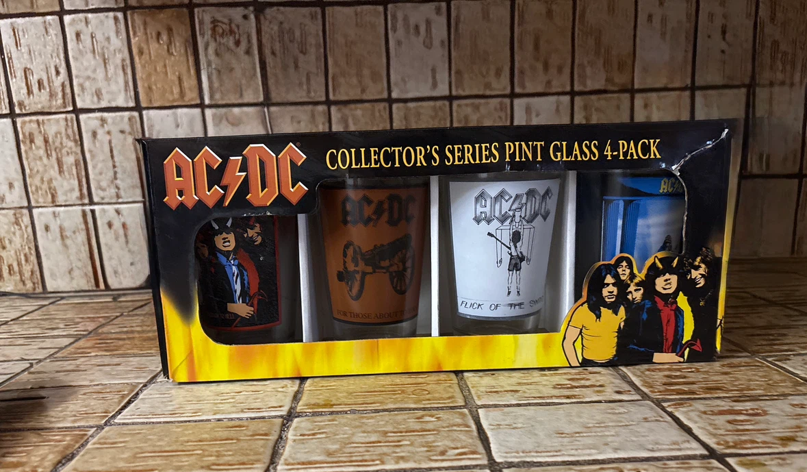 AC/DC Collector's Series Pint Glass 4-Pack