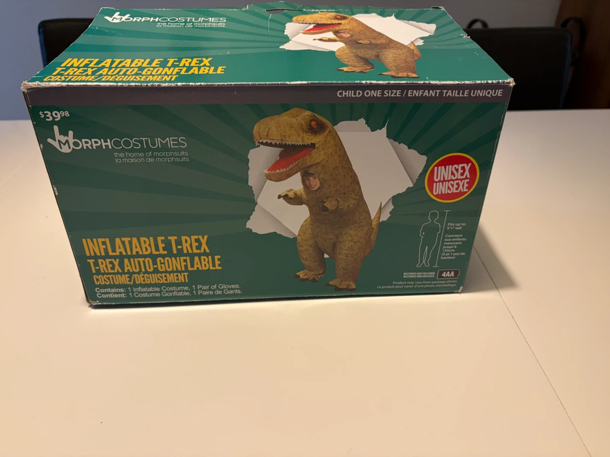 Morphcostumes Inflatable T-Rex Costume Child One Size