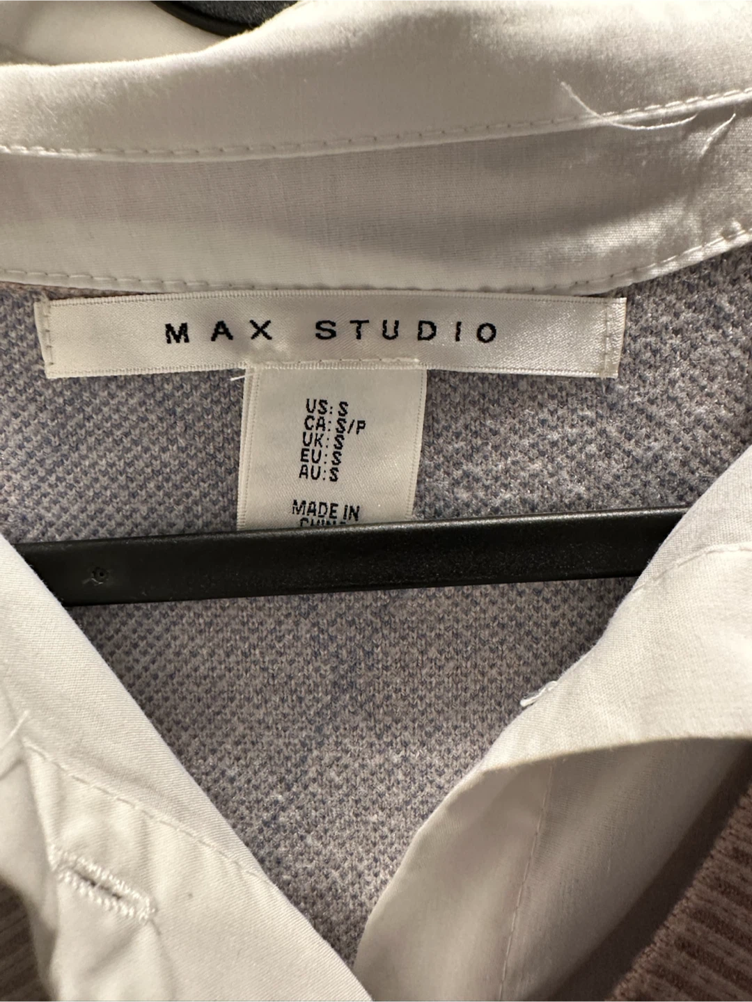 Max Studio Argyle Sweater Vest Shirt Combo - photo 2