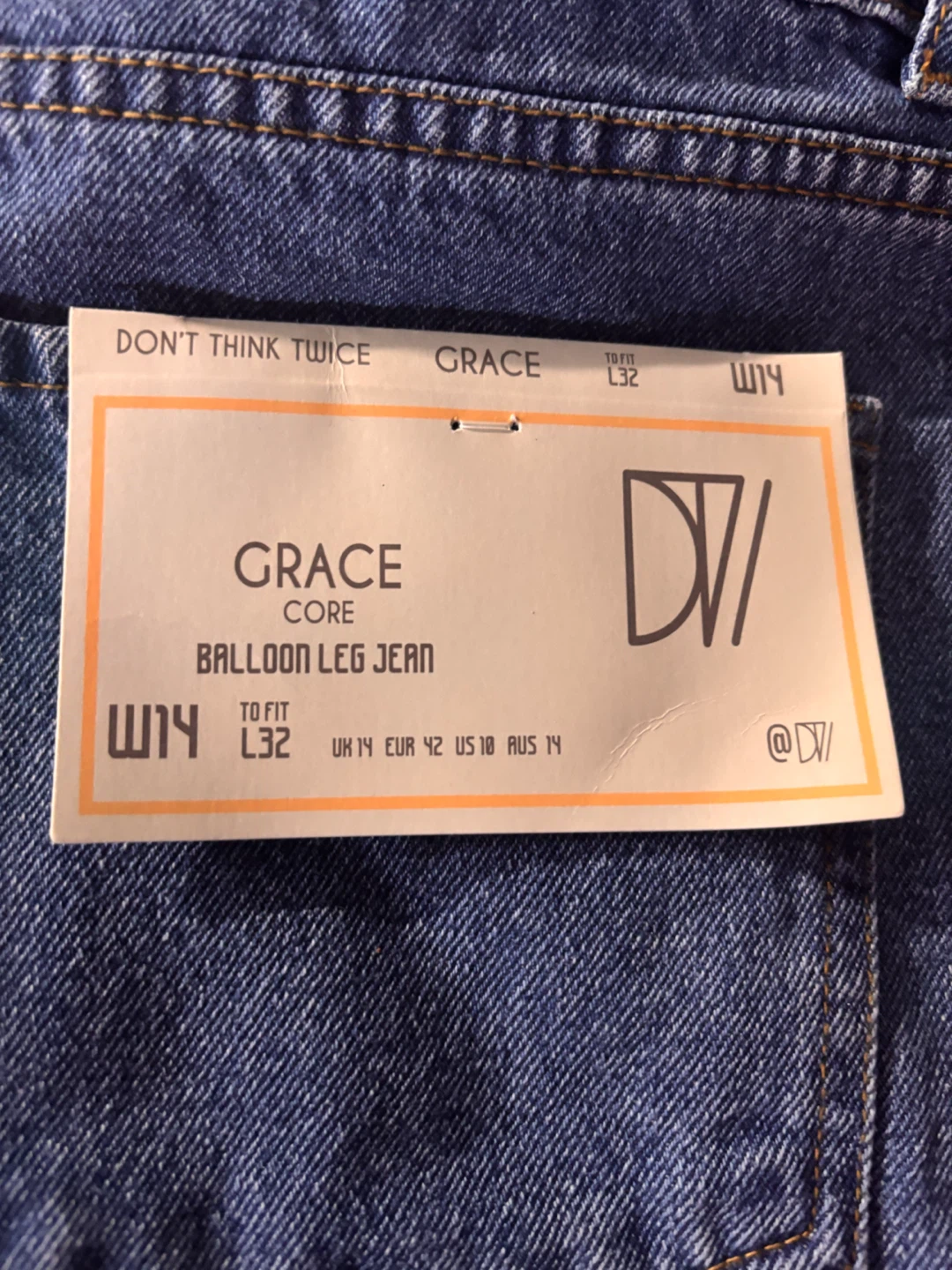 Don't Think Twice Grace Balloon Leg Jeans - photo 4