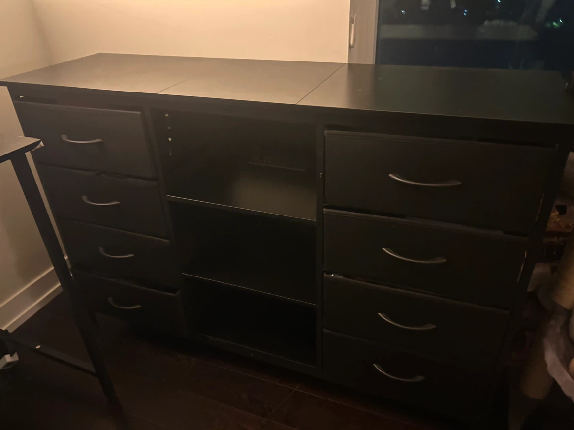TV Stand Dresser with 8 Drawers