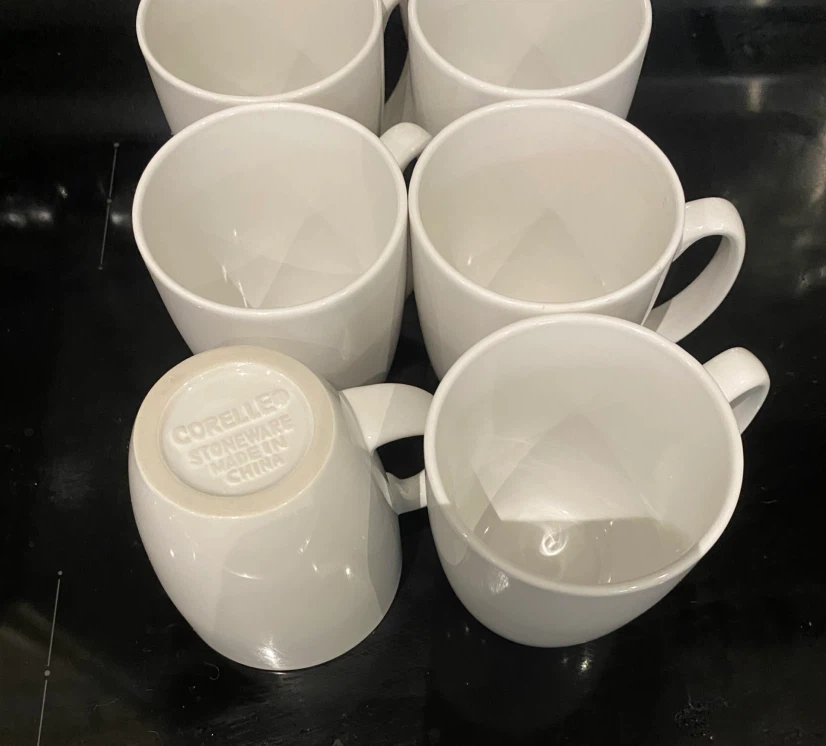 Corelle White Stoneware Mugs - Set of 8 - photo 2
