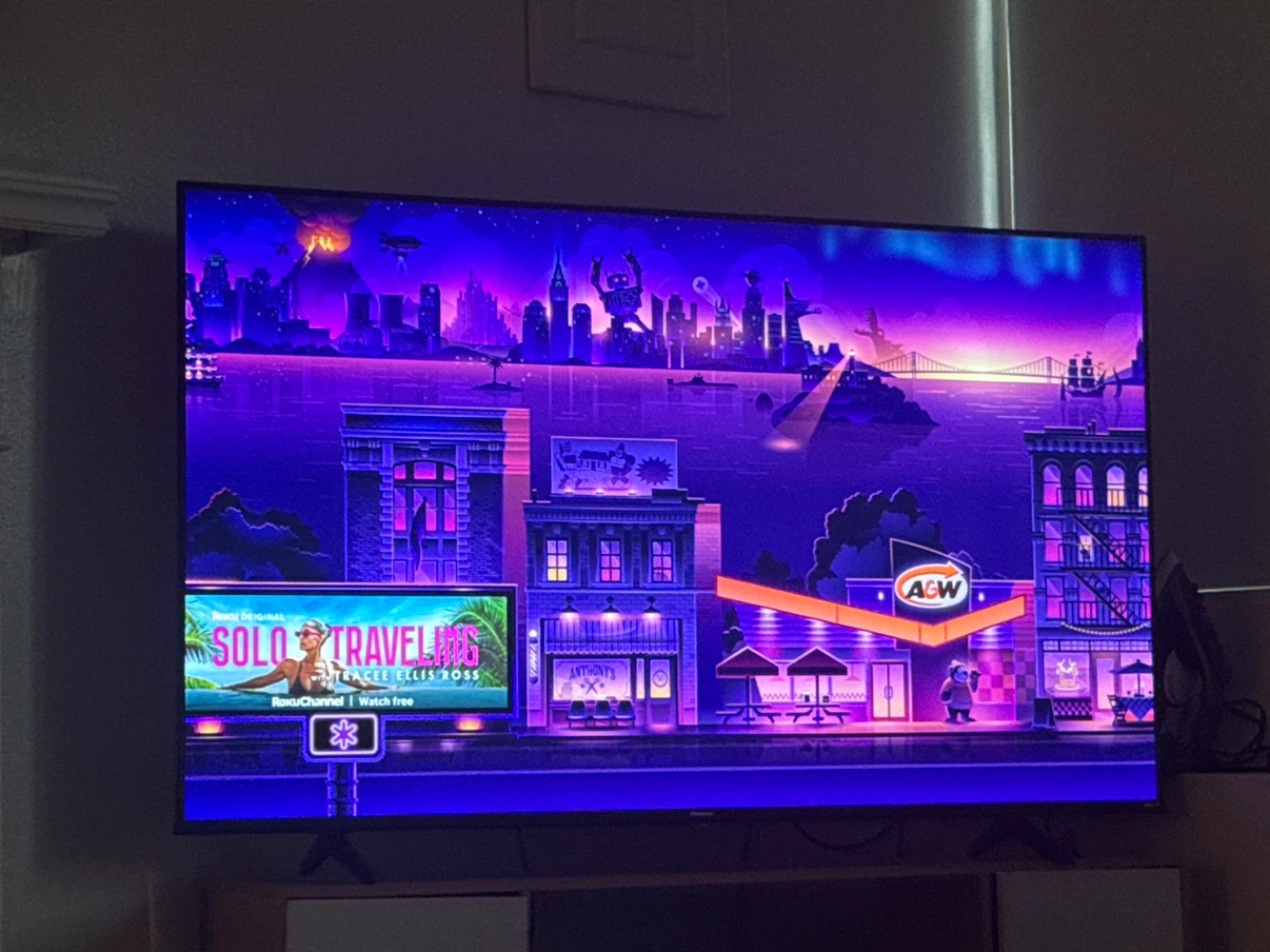 Hisense 55-inch 4K Roku Smart TV