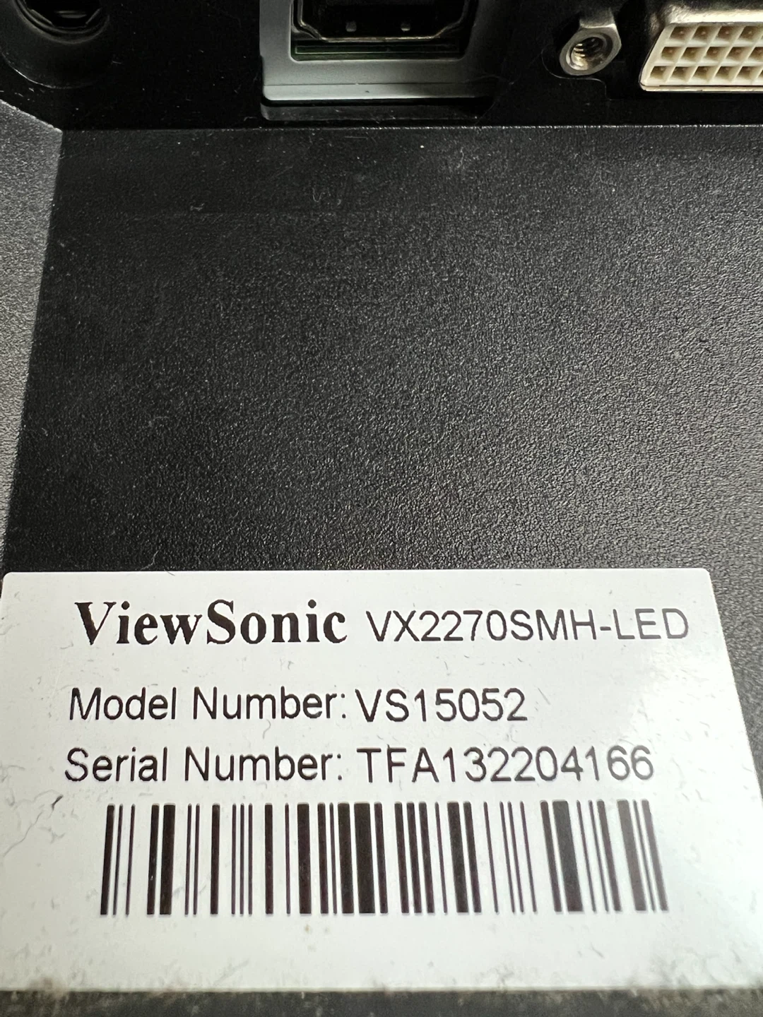 ViewSonic VX2270Smh-LED 22 inch monitor