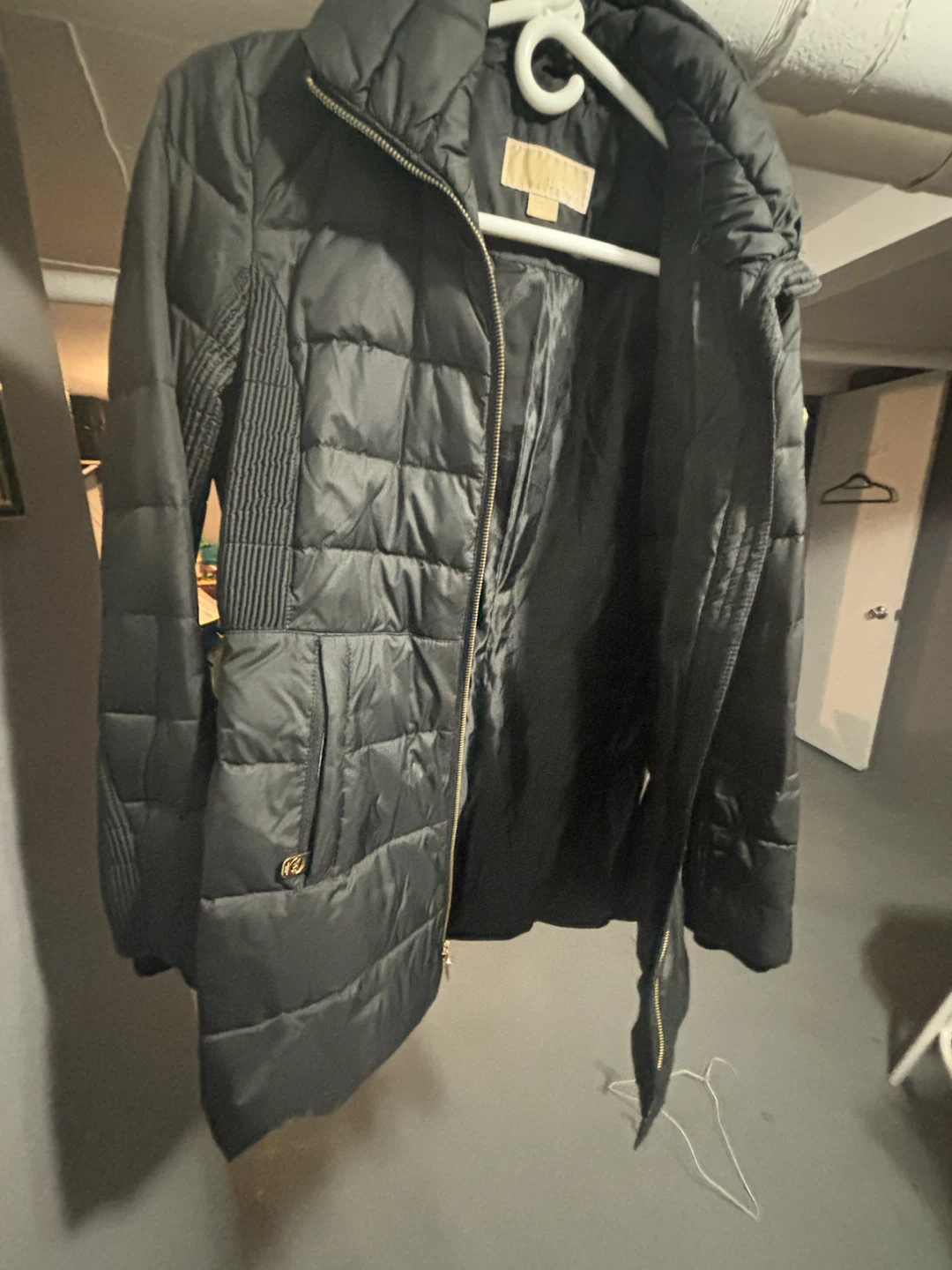 Michael Kors Black Quilted Puffer Jacket XS - photo 4