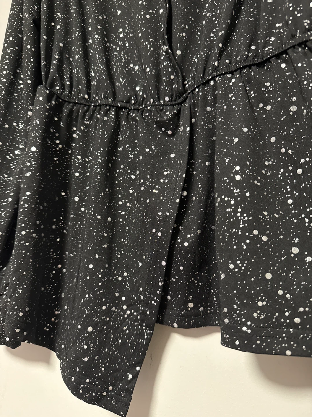Black Sparkle Wrap Blouse - photo 3