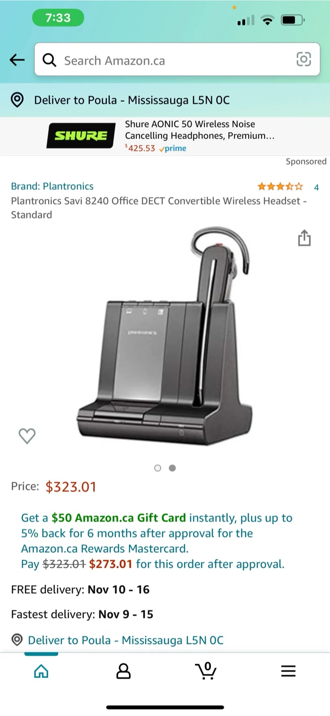 Plantronics Savi 8240 Office Wireless Headset - photo 4
