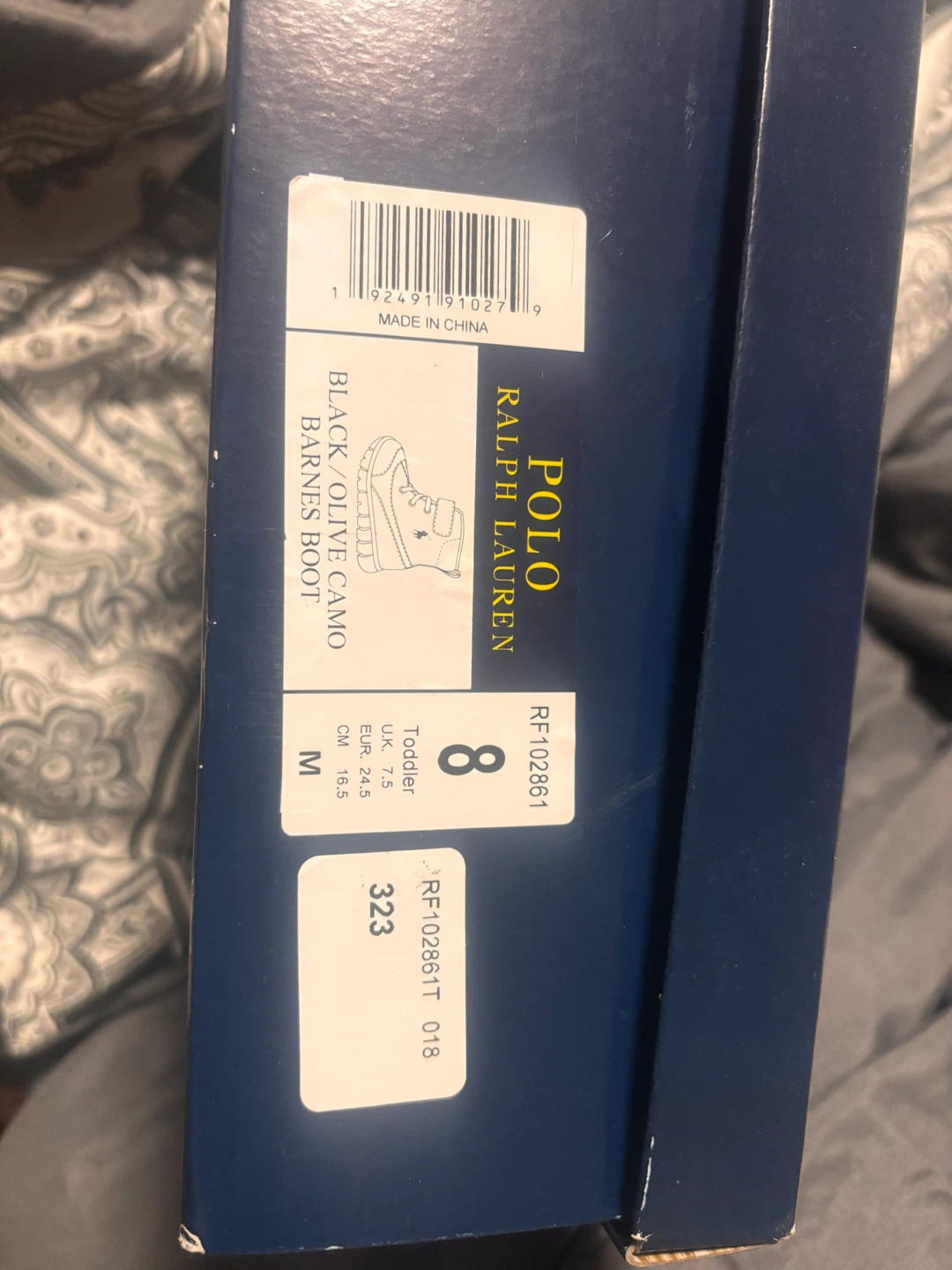 Polo Ralph Lauren Barnes Boots Toddler Size 8 - photo 5