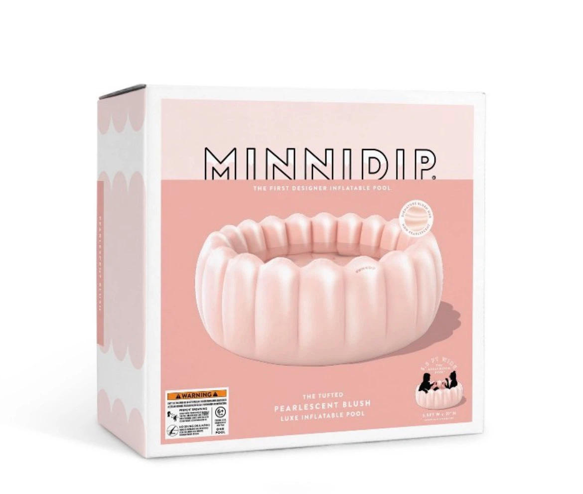 MINNIDIP Tufted Pool Pearlescent Blush
