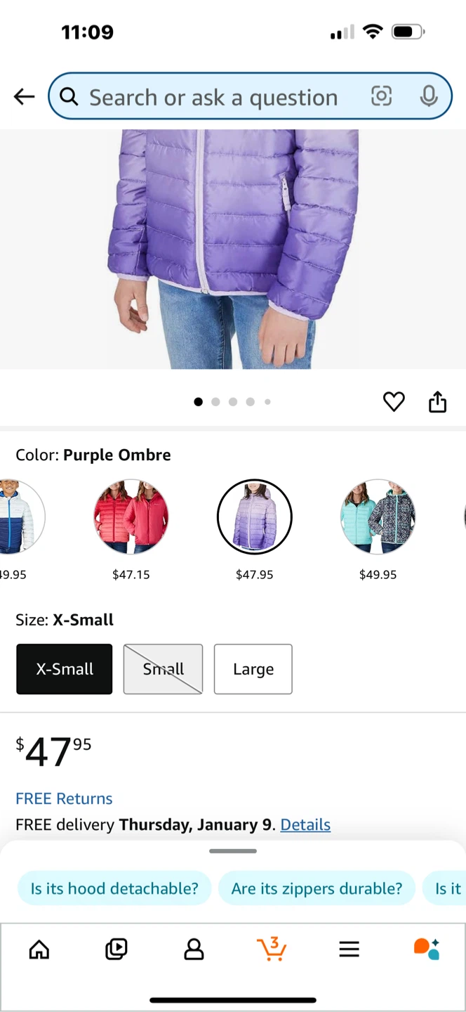 Eddie Bauer Kids light reversible Jacket
