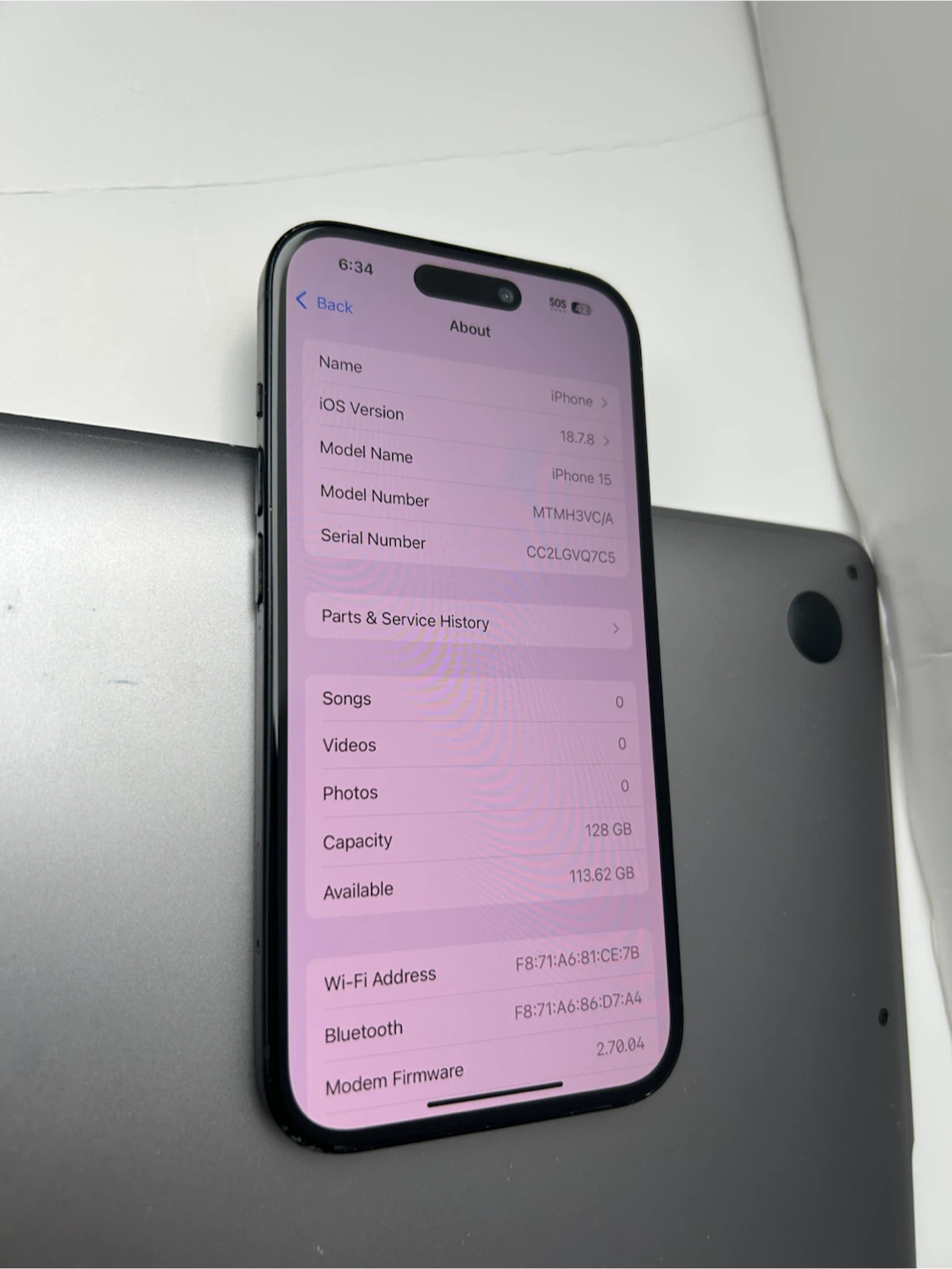 (CAN DELIVER) iPhone 15 128GB Unlocked - photo 3