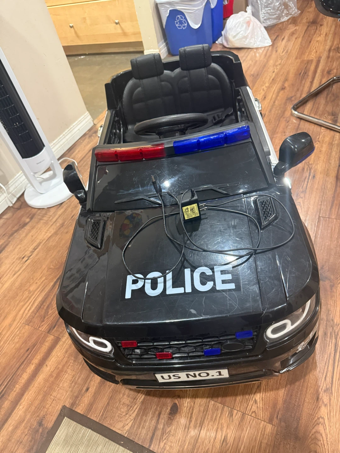 Kids Police Ride-On Car with Remote