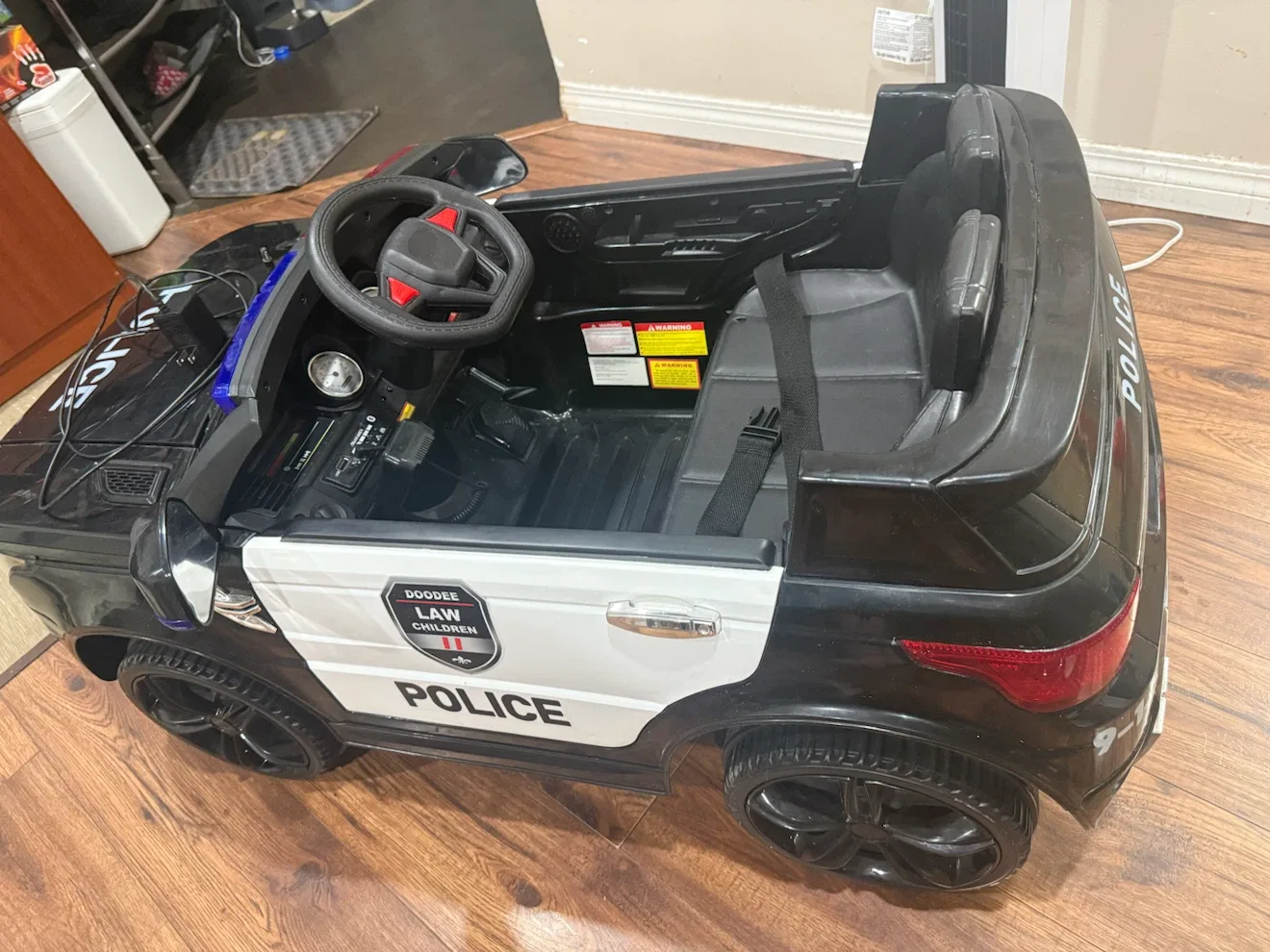 Kids Police Ride-On Car with Remote - photo 4