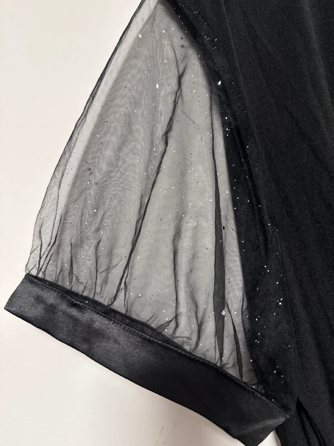 Black Mesh Sparkle Dress - photo 3