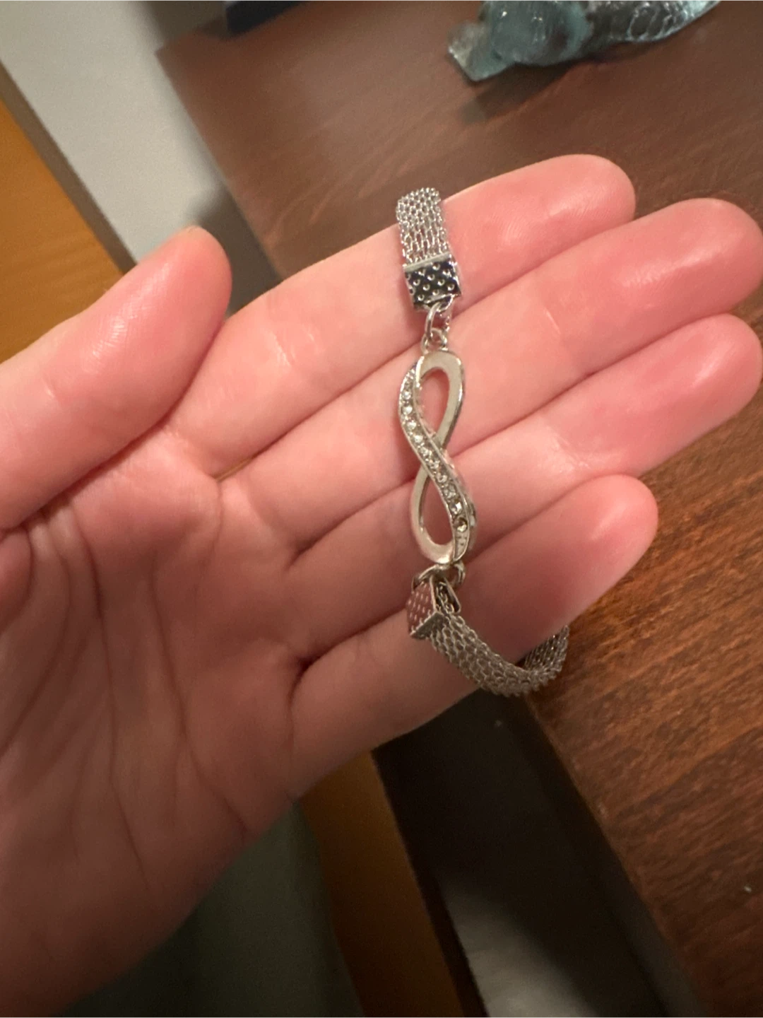 Silver-Tone Infinity Charm Bracelet - photo 2