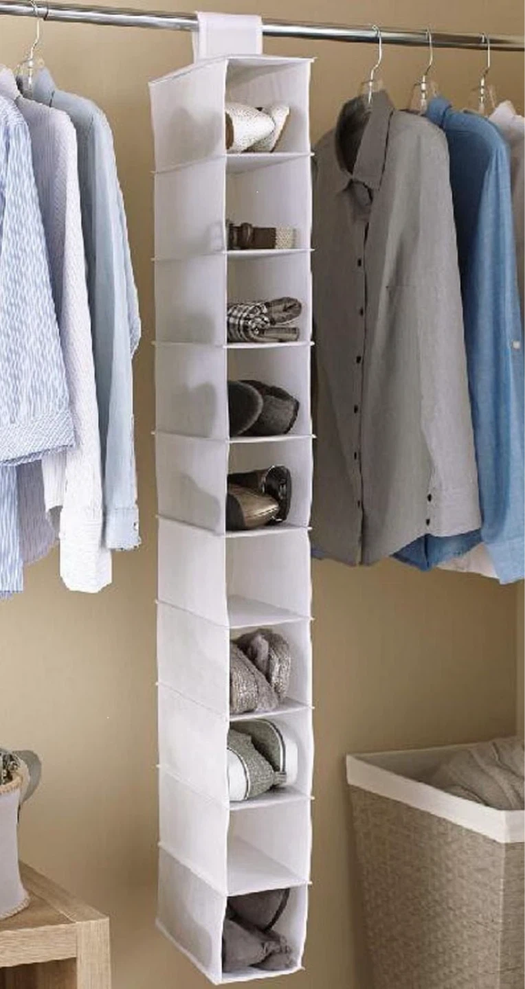 Hanging Closet Organizer White