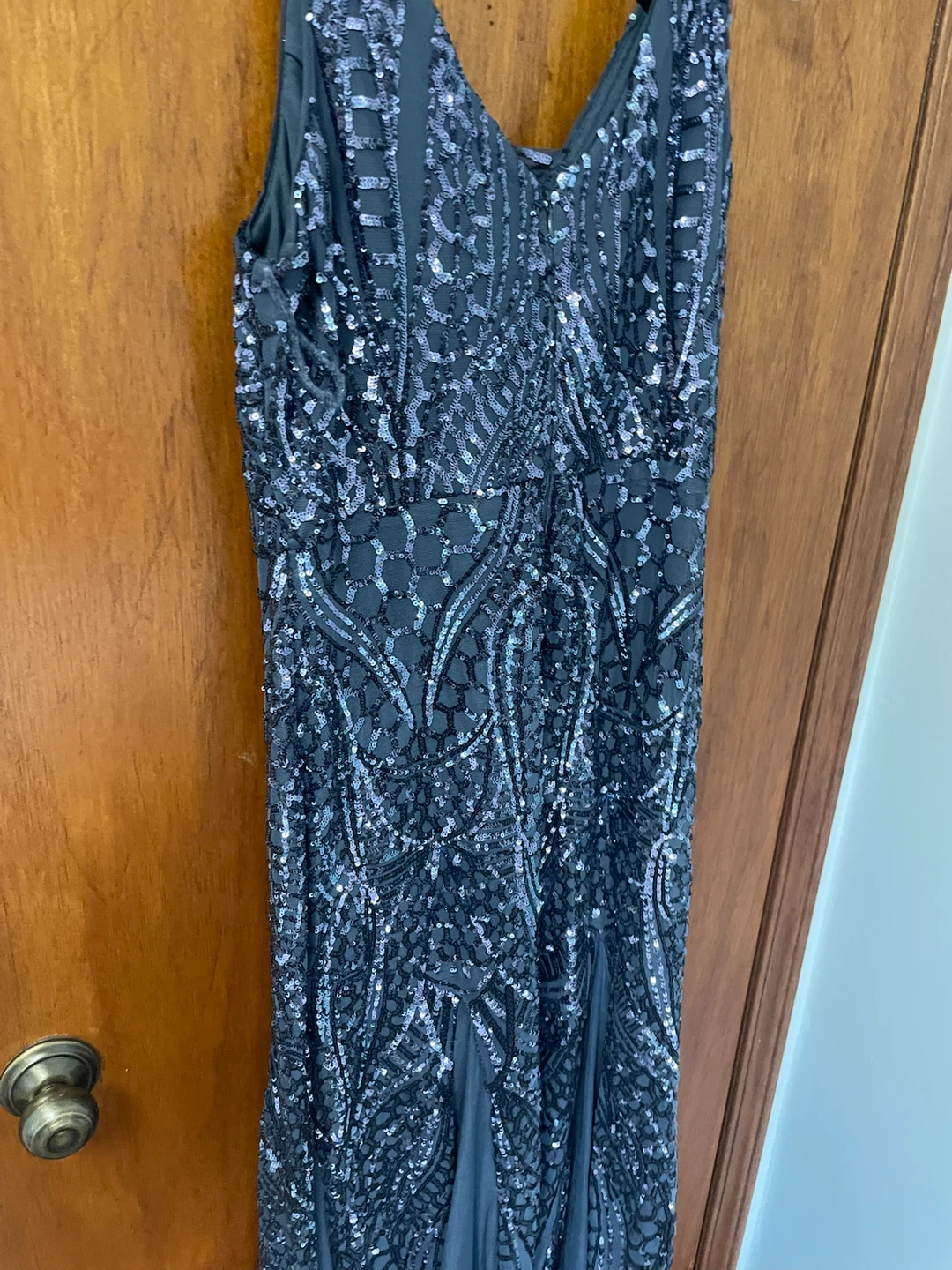 Dark Grey Sequin Evening Gown From LAURA - photo 3