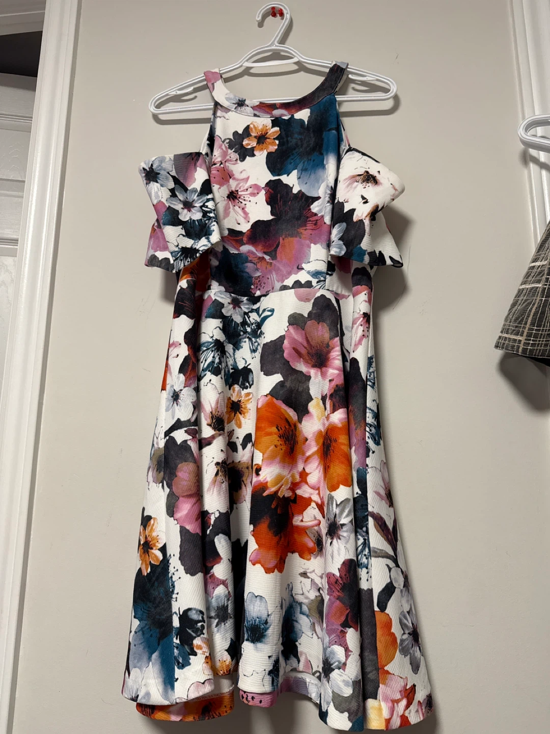 Reitmans Floral Cold Shoulder Dress