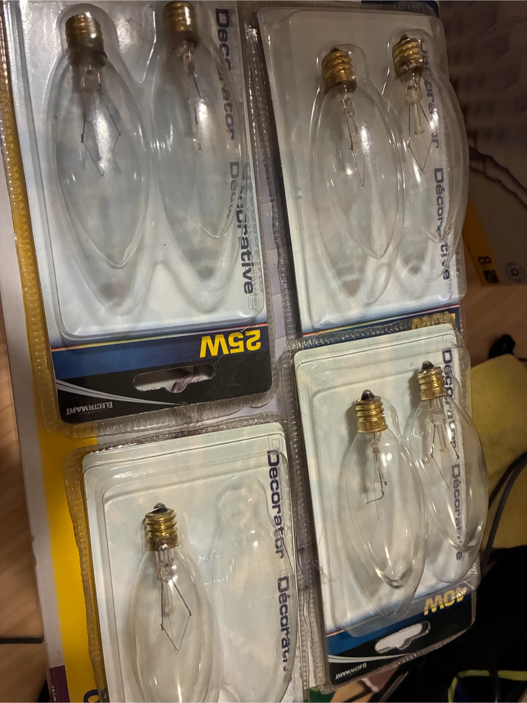 Decorator 25W Candelabra Light Bulbs (2-Pack)