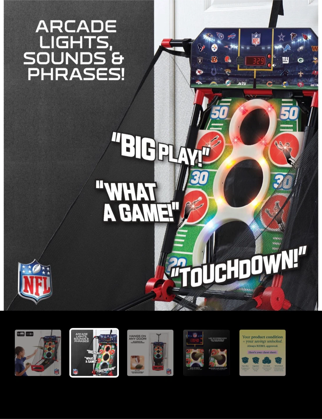 Eastpoint Sports NFL Over the Door 2 Minute Drill - photo 2