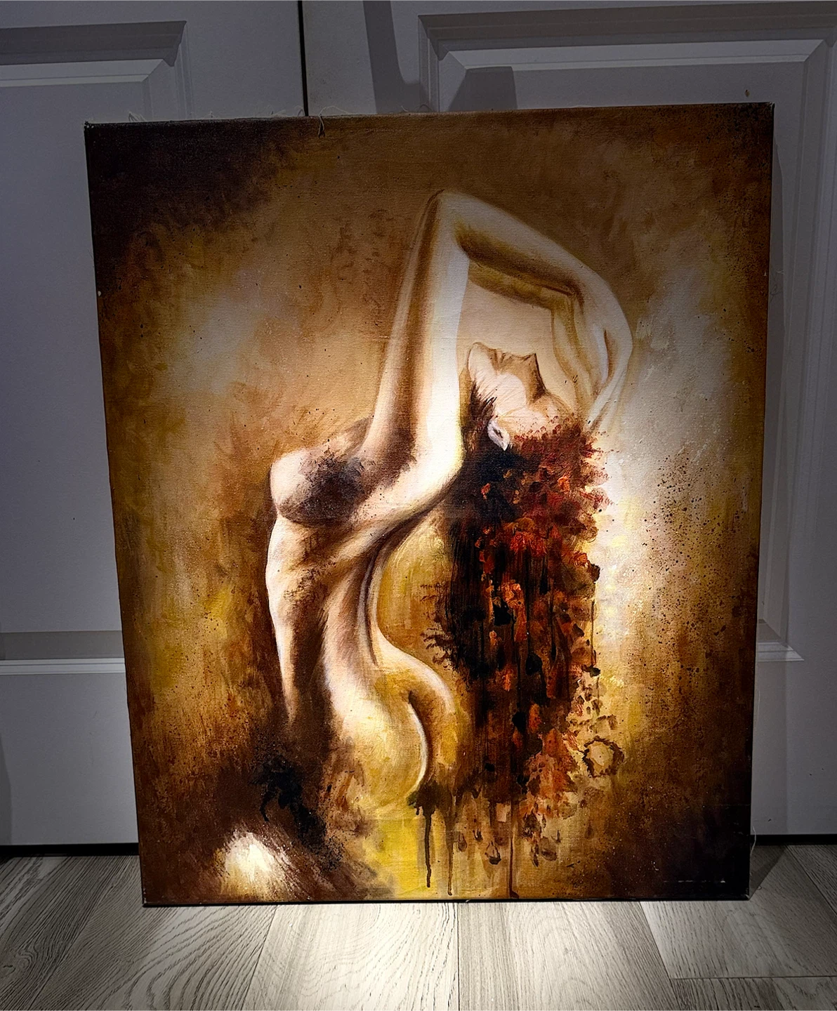 Abstract Woman Canvas Wall Art