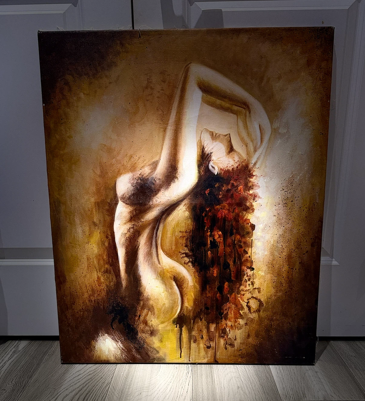 Abstract Woman Canvas Wall Art - photo 2