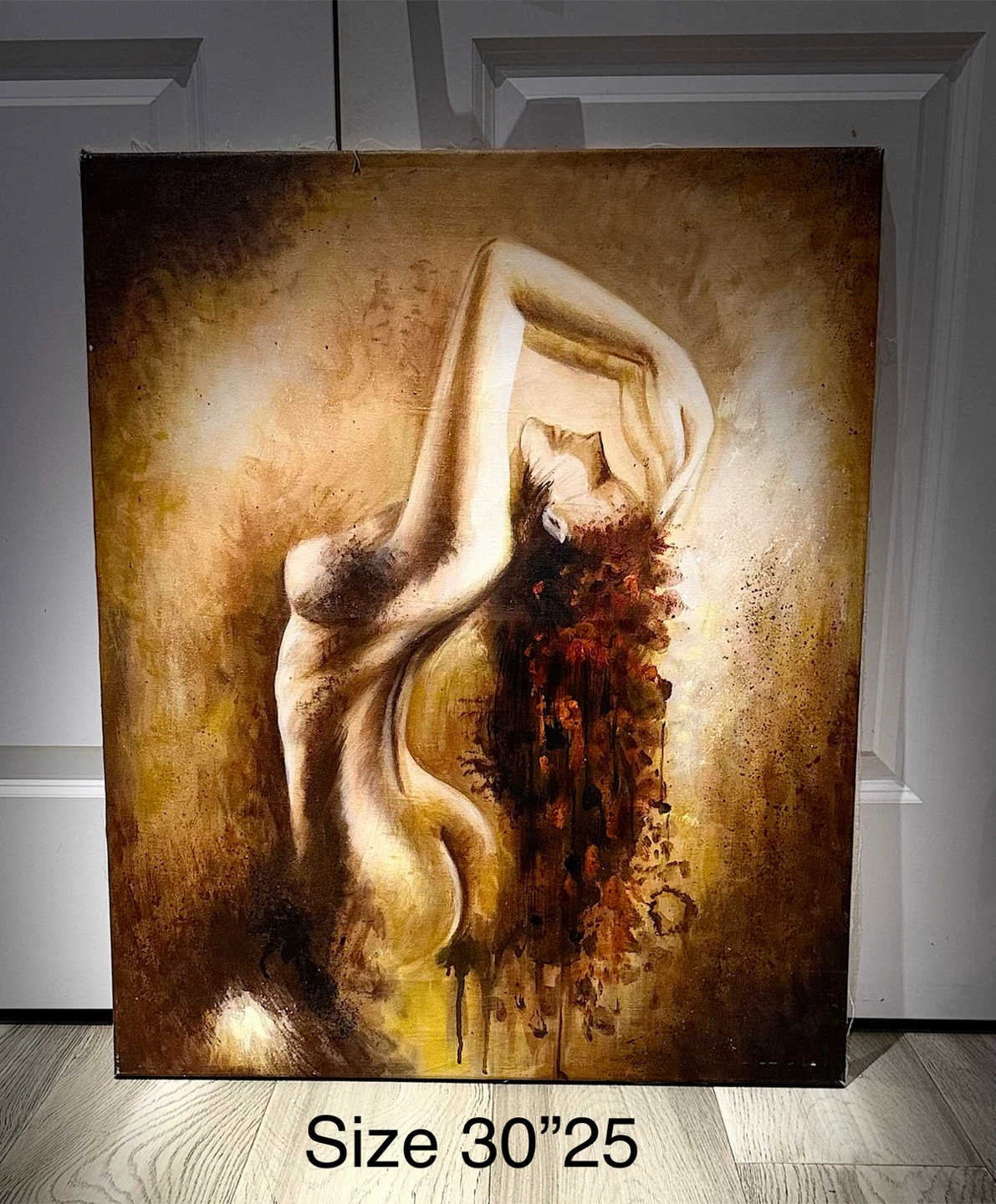 Abstract Woman Canvas Wall Art - photo 3