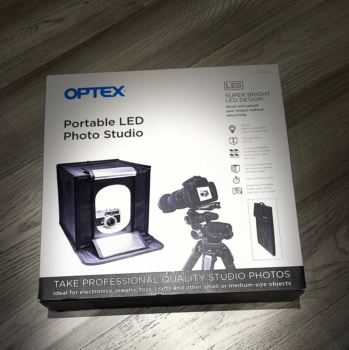 Optex Portable LED Photo Studio