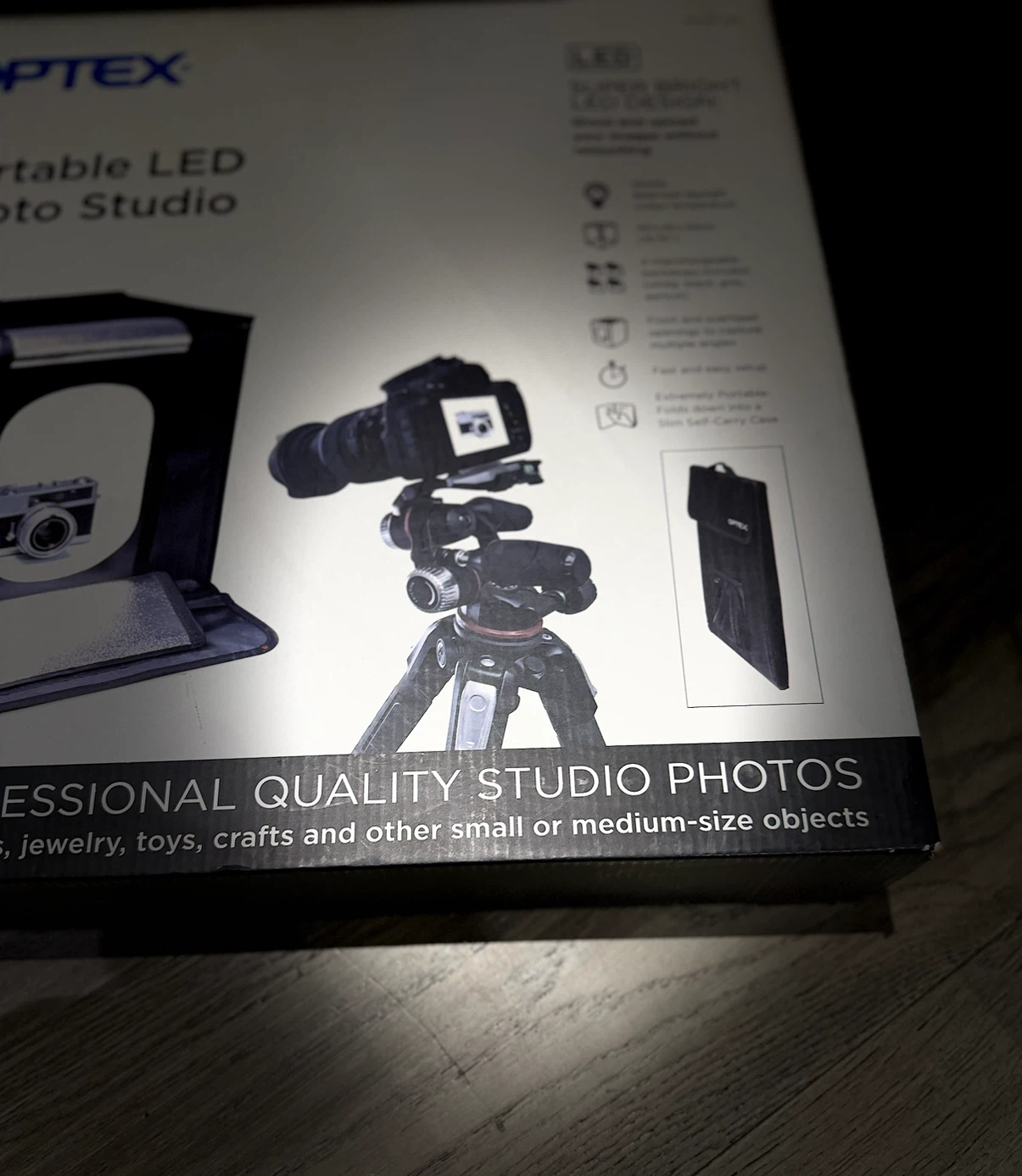 Optex Portable LED Photo Studio - photo 3