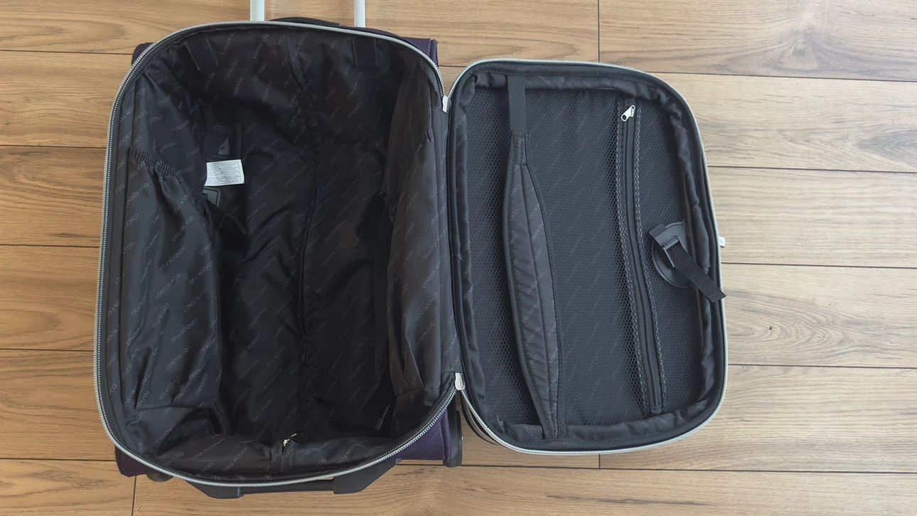 London Fog Purple Rolling Suitcase - photo 5