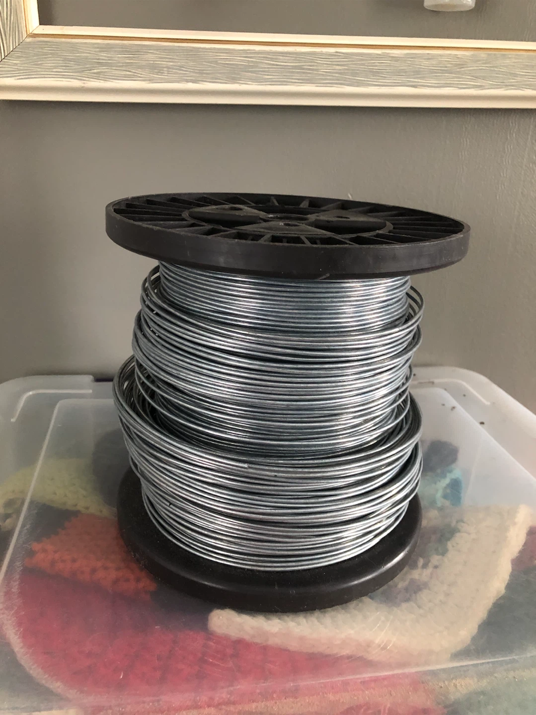 Spool of galvanized wire - photo 3